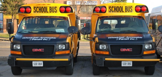 2 School buses
